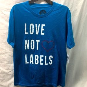 Drag queen merch love not label tee new M